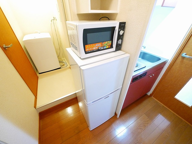 レオパレスＴｏ２の設備|電子レンジ・冷蔵庫
