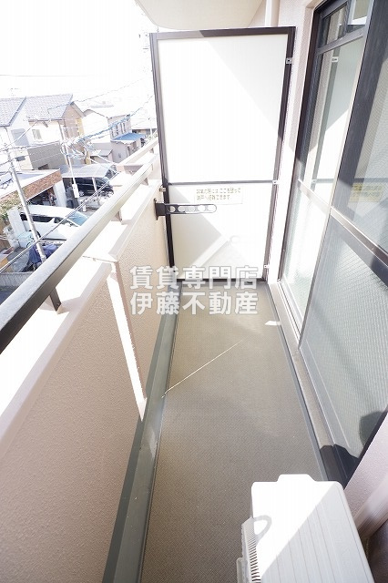 アネックス冨士のバルコニー