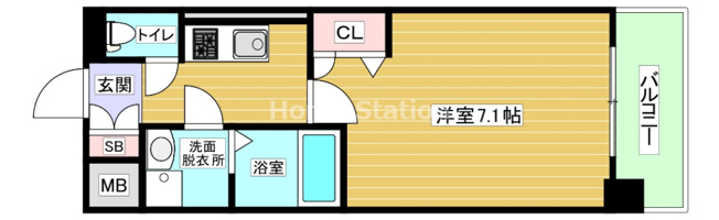 【間取り】 | アドバンス大阪ベイストリート
