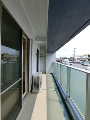 スカイマンションFのバルコニー