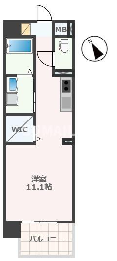 熊本市西区上熊本２丁目の賃貸マンションの間取り