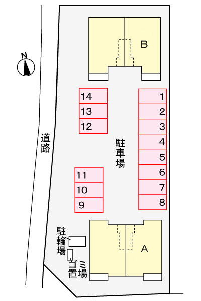ベッラ・ヴィスタⅢAの区画図