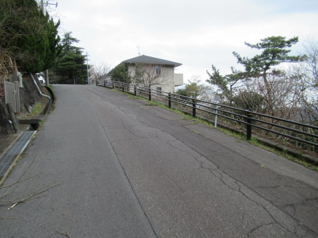 エンゼルフォレスト熱海自然郷⑦の前面道路含む現地写真|北西より