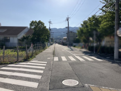 【前面道路含む現地写真】 | 大津市際川3丁目10-5　売土地
