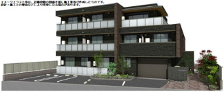 【外観パース】 | 【シャーメゾン】クオリスタ都賀