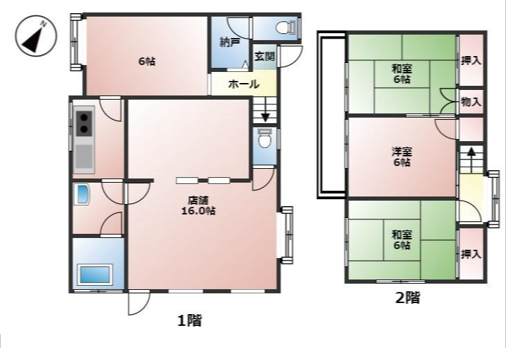 日高市高萩店舗付住宅の画像