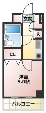 ユーコート東船橋の間取り|使い易い間取りです