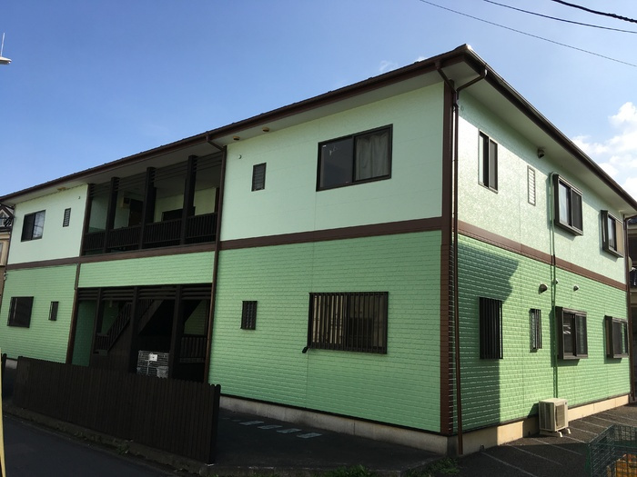 第3竹見荘のエントランス