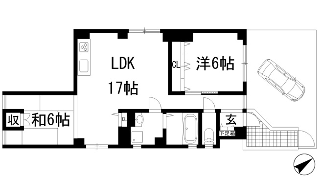 【間取り】 | 雲雀丘1丁目戸建