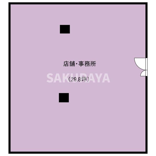 ハマダ貸フロアの間取り