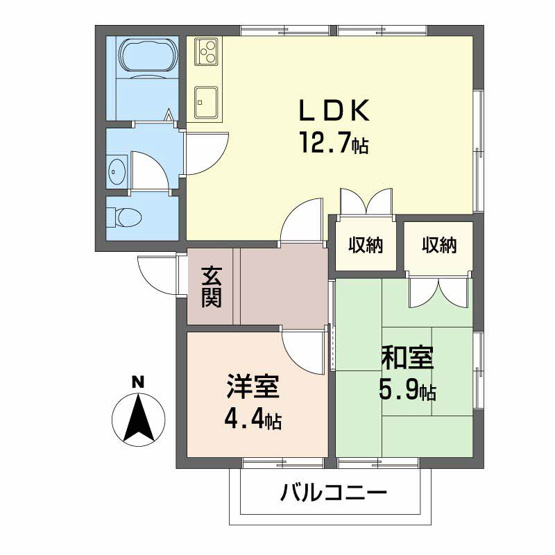【間取り】 | フレグランス加納
