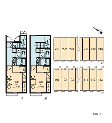 【区画図】 | レオパレスFiorito