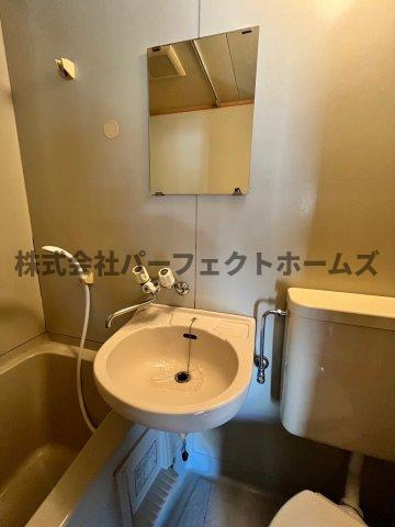 パルメゾンひろⅢの洗面所|使いやすい洗面所です