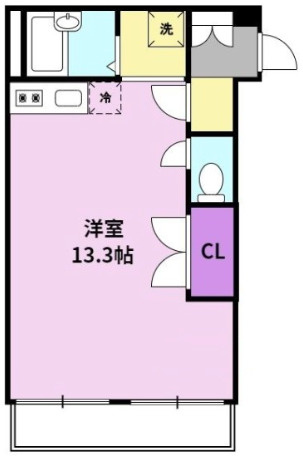 ワンバイワン【キャッシュバック対象物件】の間取り
