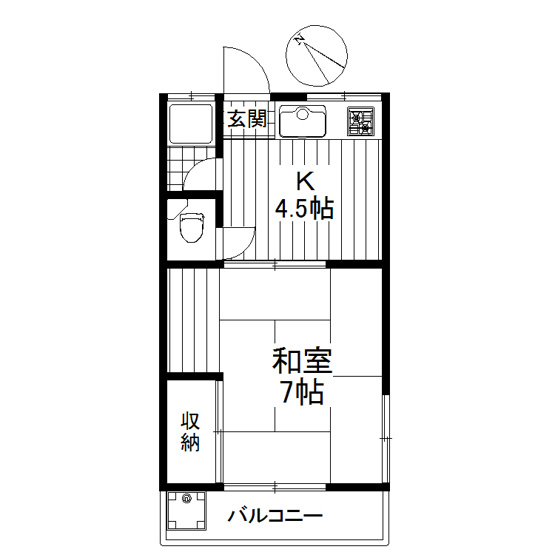 【間取り】 | 第５小原荘