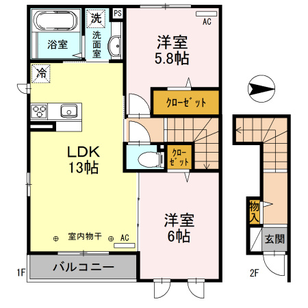 ラ・ルーチェの間取り