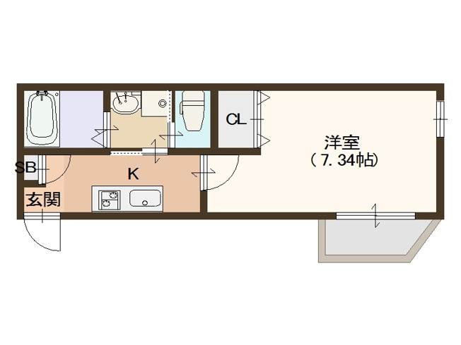 【間取り】 | KTIレジデンス住之江