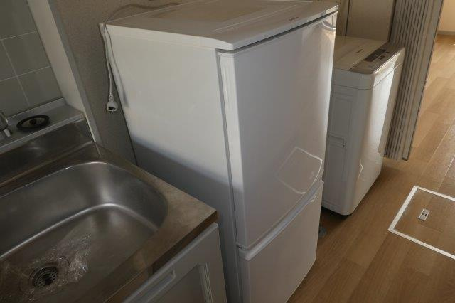 サンライフひろみねＣのキッチン|冷蔵庫