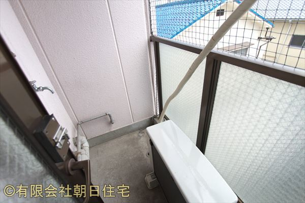 心路ビルのバルコニー