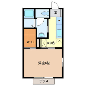 【間取り】 | ミルキーウェイＢ | 間取り図