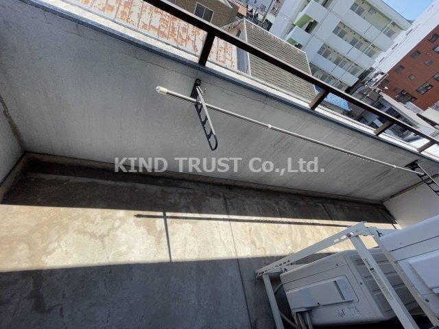 レバンガ天神橋APのバルコニー