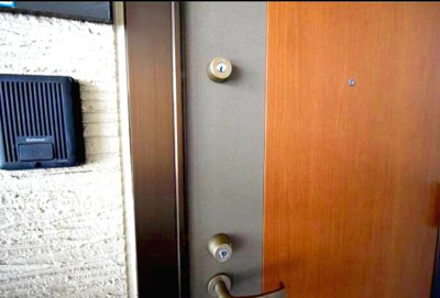 【セキュリティ】 | グリーンコート初芝D棟 | 玄関ダブルロックキー