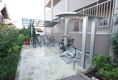 【その他共用部分】 | 薬円台壱番館 A | 駐輪場です。