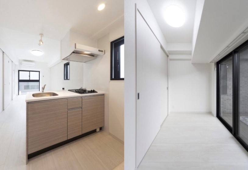 LANDIC STUDIO 博多のキッチン