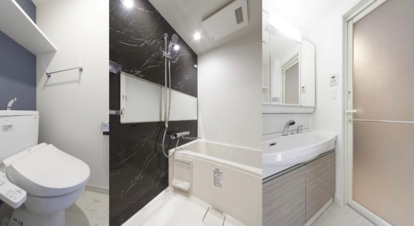 LANDIC STUDIO 博多の独立洗面台