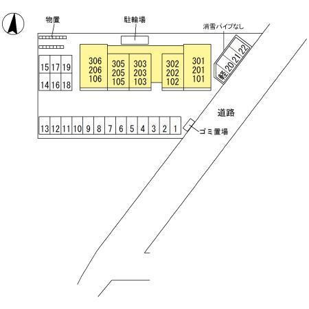 Sky Terrace石橋の区画図