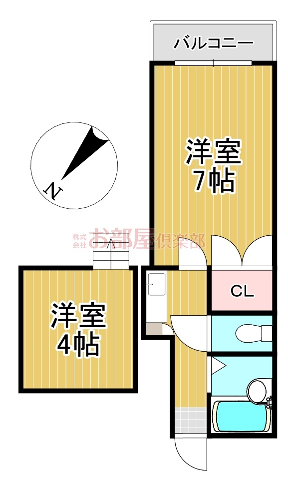 アザリア野中町の間取り