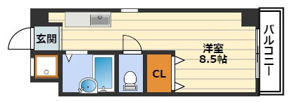 サンハイム中西の間取り