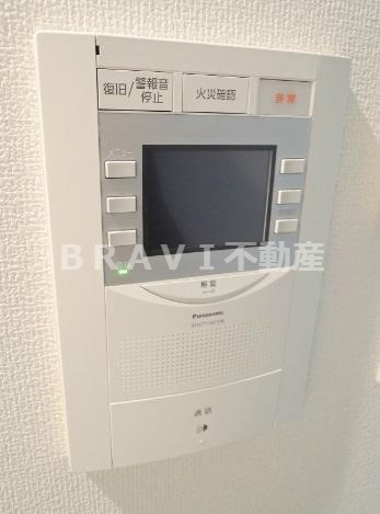 プレサンスタワー北浜　BRAVI不動産のセキュリティ|【プレサンスタワー北浜】モニター付きインターホン