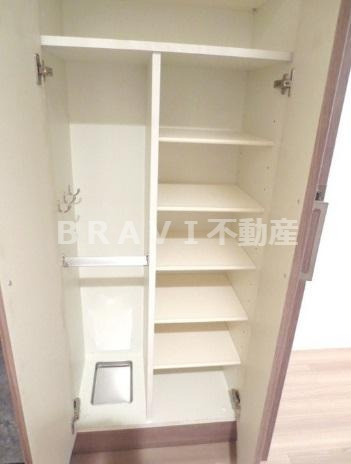 プレサンスタワー北浜　BRAVI不動産の収納|【プレサンスタワー北浜】こまごまとしたものを収納できそうですね