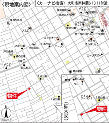【地図】 | 南林間新築1棟