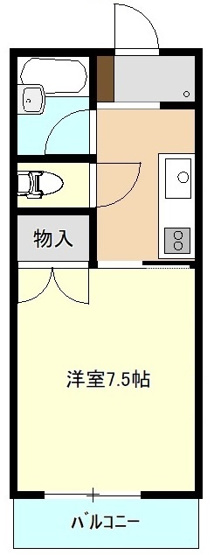 【間取り】 | メイプルいずみのC