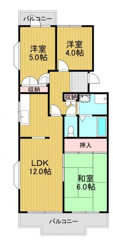 グリーンヒル小金台の間取り
