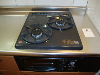 【キッチン】 | サンライズ２１Ⅱ | ガスコンロ