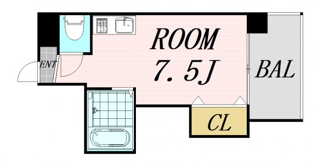 ダゼアマンション　仲介手数料無料の間取り