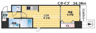 【間取り】 | ラクラス堺筋本町（旧フォーリアライズ堺筋本町