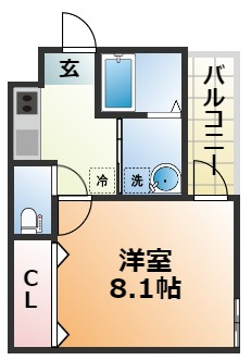 フジパレス神戸本町ウエストの間取り