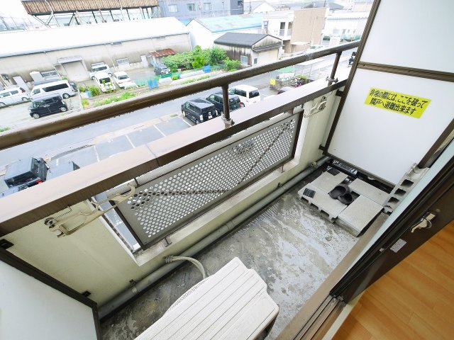 ブレスト北之庄Ⅴのバルコニー|開放的で明るい空間を演出してくれるバルコニーです