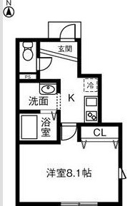 クローバーハイネス　　刈谷市近郊の賃貸はクラスホーム刈谷店の間取り