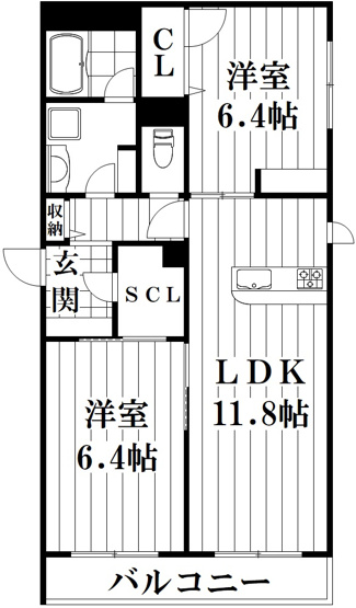 【間取り】 | 仮）シャーメゾン灰塚５丁目