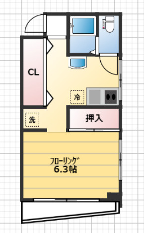 【間取り】 | 三田豊玉第2コーポ