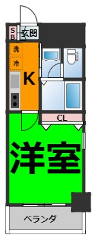 仲介手数料0！！チェルトヴィータの間取り