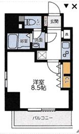 【間取り】 | S-FORT小田原 | ネット無料。S-FORT小田原の間取り図です。