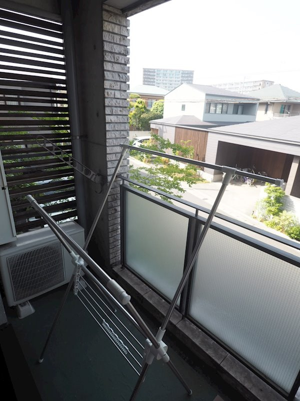 洗濯物を干すのに便利です。