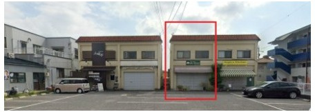 原崎町住居付店舗の外観