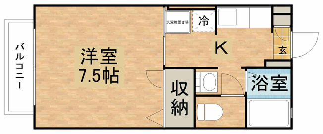 【間取り】 | チャペルヒルB